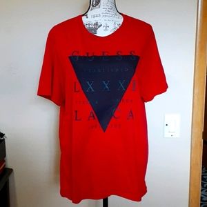 NWOT Red&Black Guess shirt size Large